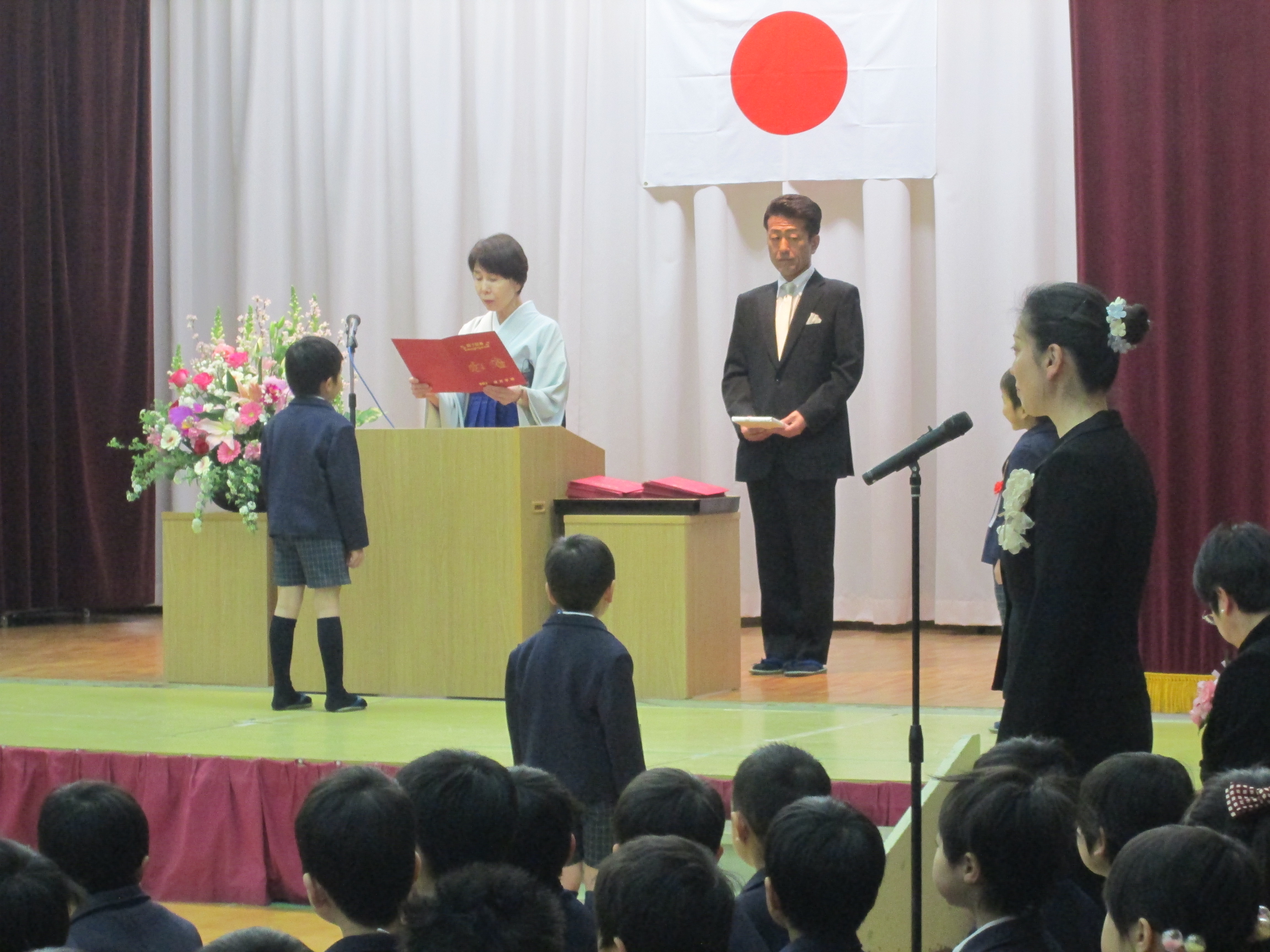 卒園式　－玉岡尭舜認定こども園ー